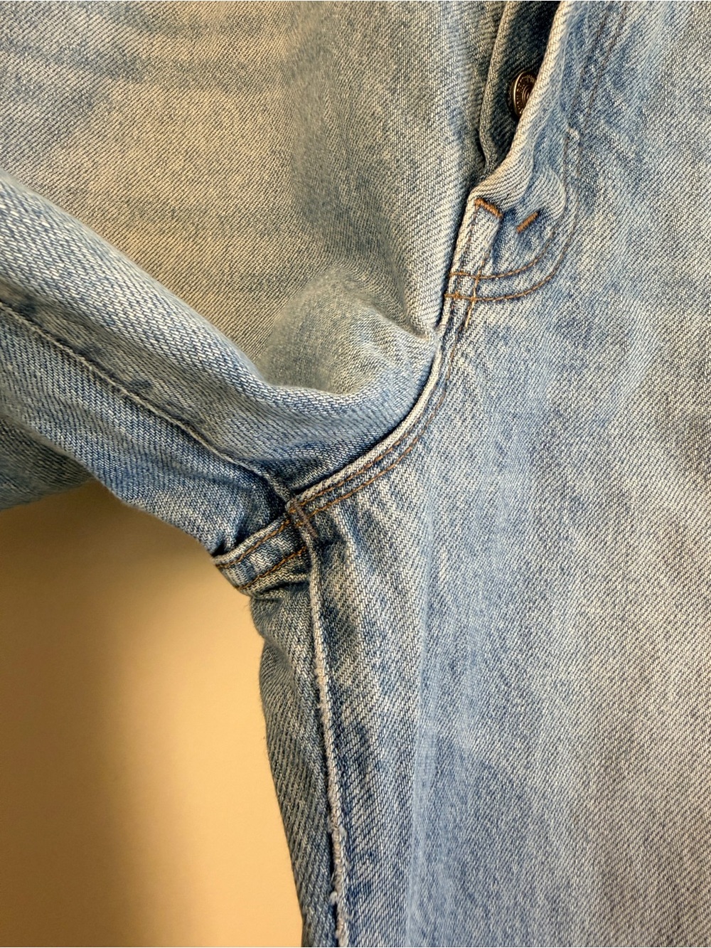 Mother Superior The Dodger Button Hover Cuff Jeans Size 30 - Picture 7 of 14